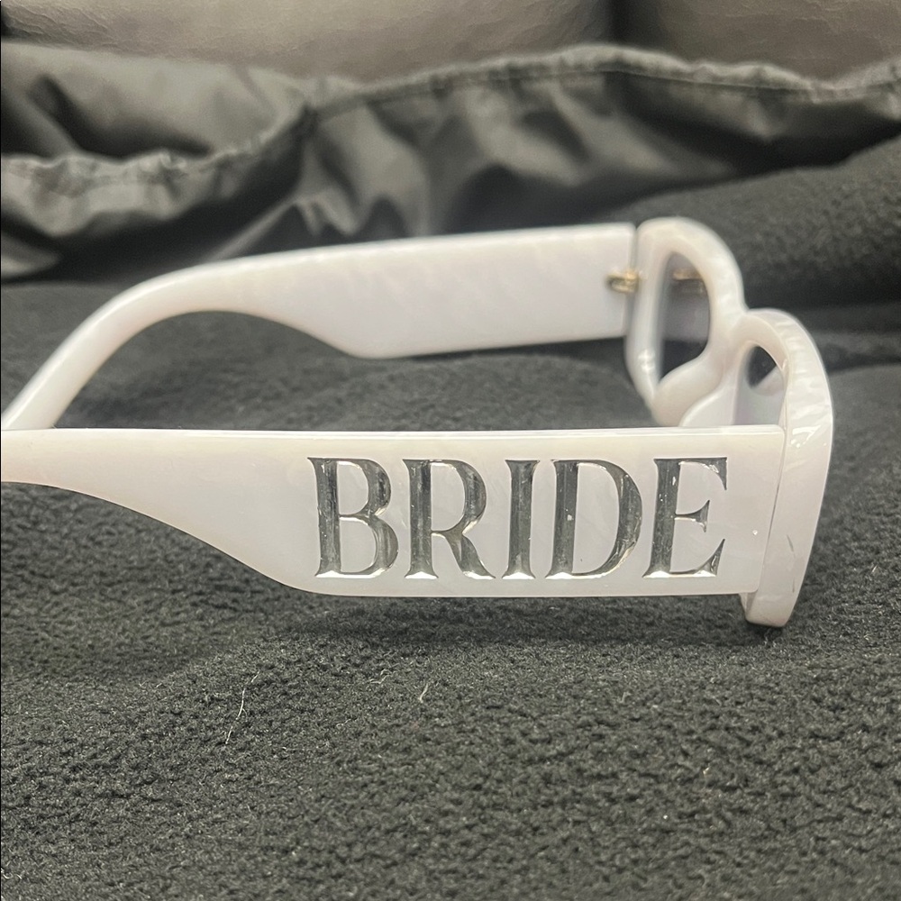 Elegant White Bride Sunglasses